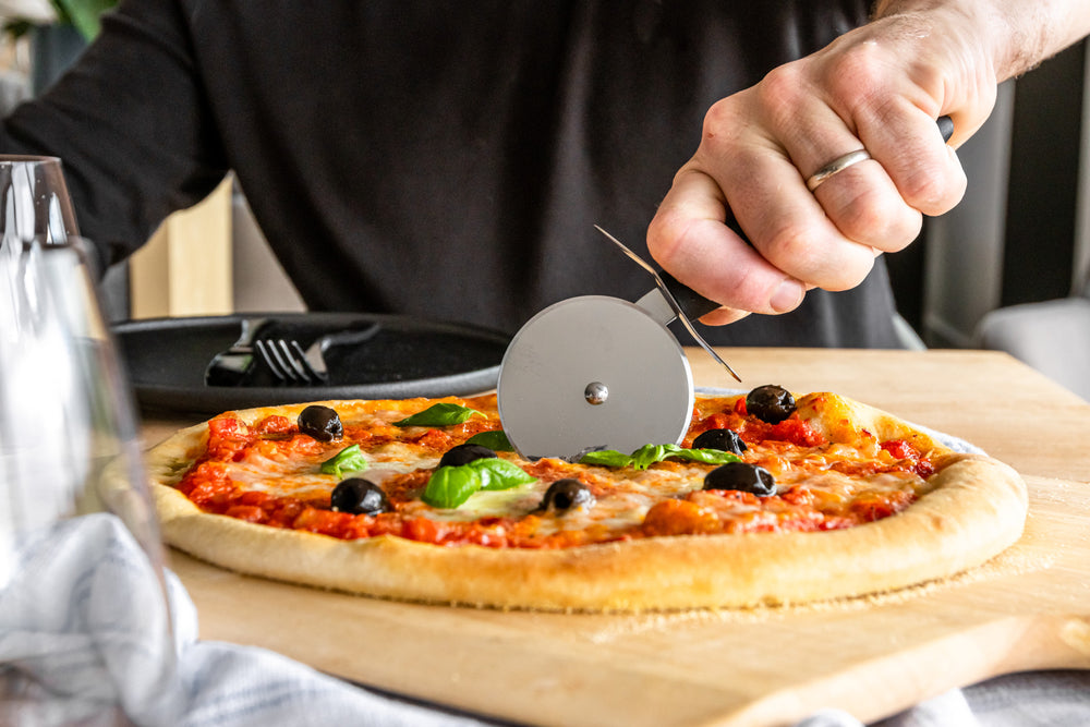 KitchenCraft Nylon Handled Stainless Steel Pizza Cutter