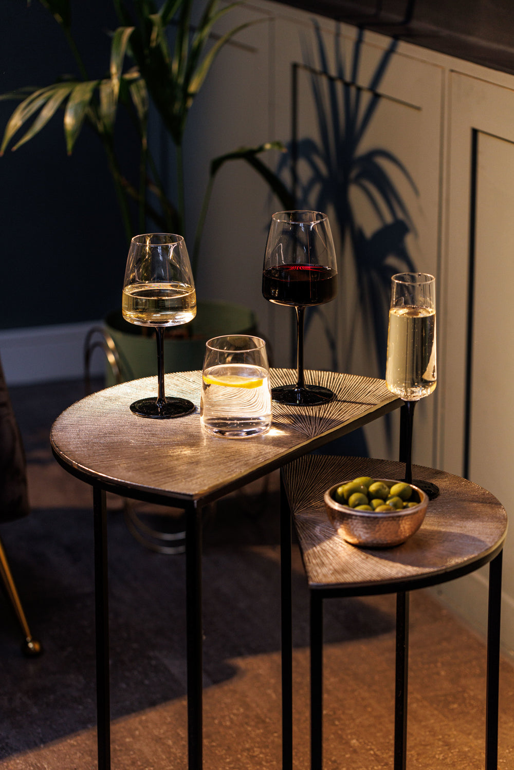 Mikasa Palermo Crystal White Wine Glasses, Set of 4, 400ml