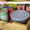 KitchenAid 4pc Meal Prep Bowls Set with Lids - Charcoal Grey image 9