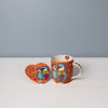 2pc Fan Club Ceramic Tea Set with 370ml Mug and Coaster - Love Hearts