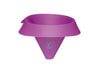 Colourworks Brights Set with Conical Measure, Silicone Roll and Fold Funnel and Spoon - Purple image 4