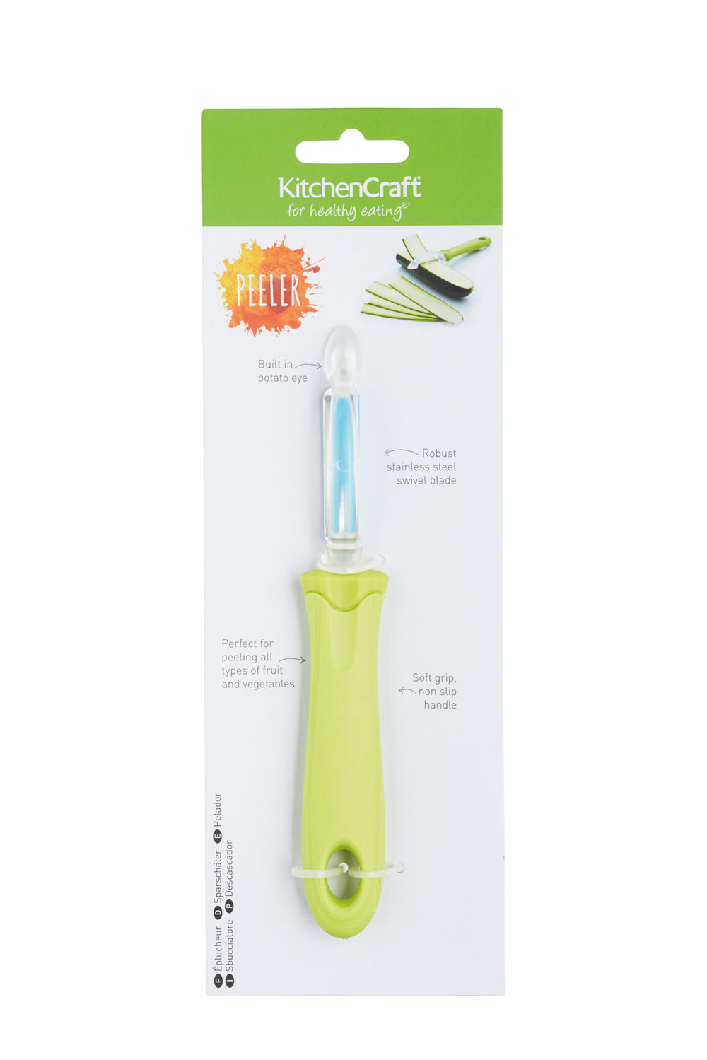 KitchenCraft Fixed Head Peeler