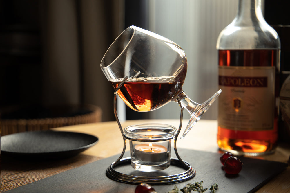 BarCraft Brandy and Cognac Warmer Gift Set