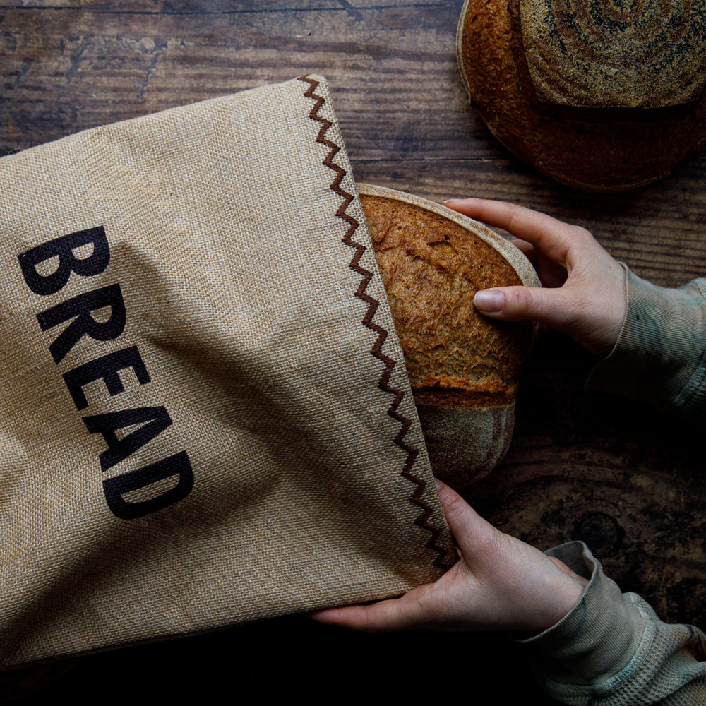 Natural Elements Hessian Eco-Friendly Bread Bag