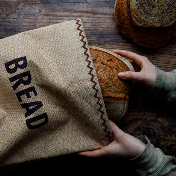 Natural Elements Hessian Eco-Friendly Bread Bag image 2