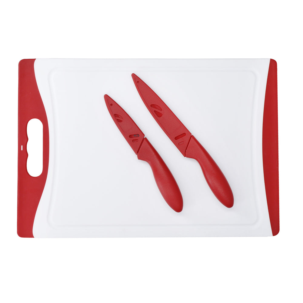 Colourworks 2-Piece Kitchen Knife Set with Chopping Board image 1