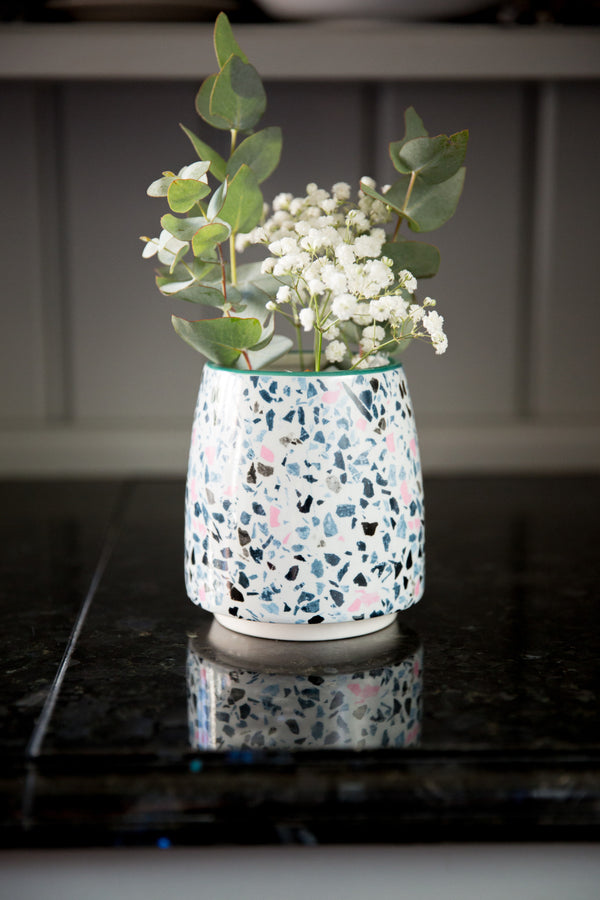 KitchenCraft Terrazzo Print Planter image 2
