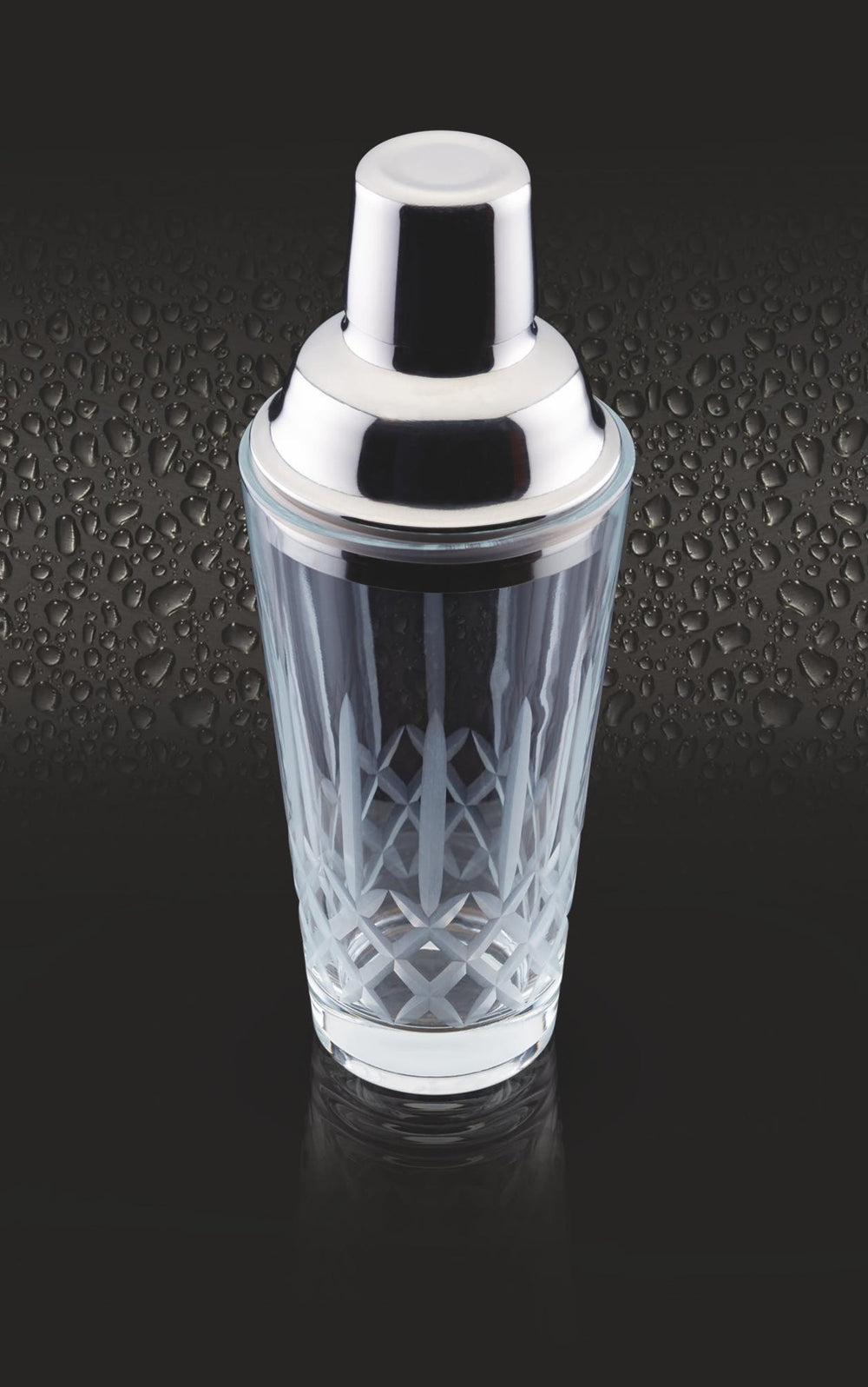 BarCraft 350ml Cut Glass Cocktail Shaker