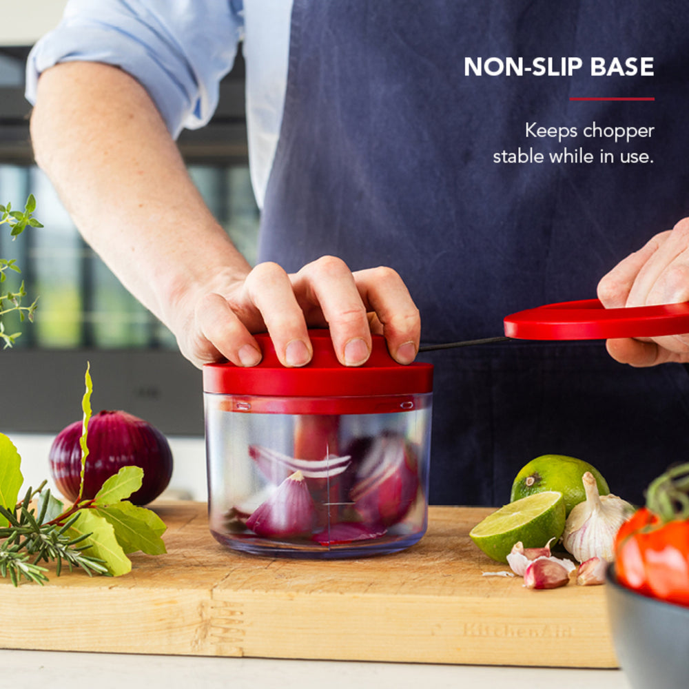 KitchenAid Manual Food Chopper, Empire Red