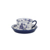 5pc Ceramic Tea Set with 4-Cup Teapot, Teacup, Saucer, Milk Jug and Sugar Bowl - Blue Rose image 3