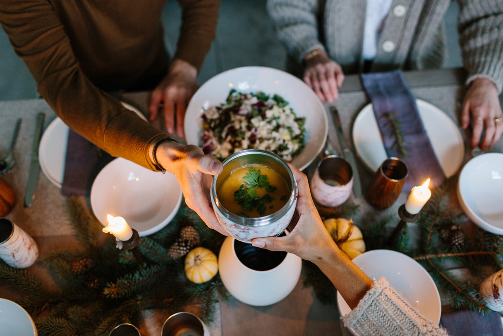 Calacatta Gold S’well Eats 2-in-1 Food Bowl, 636ml