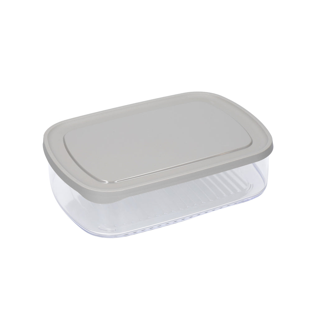 MasterClass 2pc Fridge Storage Set including Cheese Box, 1.7L and Deli Box with 3x Compartments