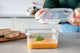 MasterClass Eco Snap Lunch Box with Removable Divider - 800 ml