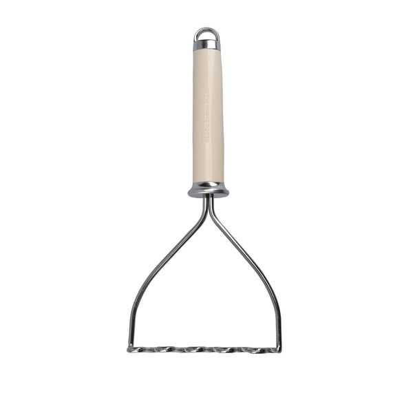 KitchenAid Stainless Steel Potato Masher – Almond Cream image 3