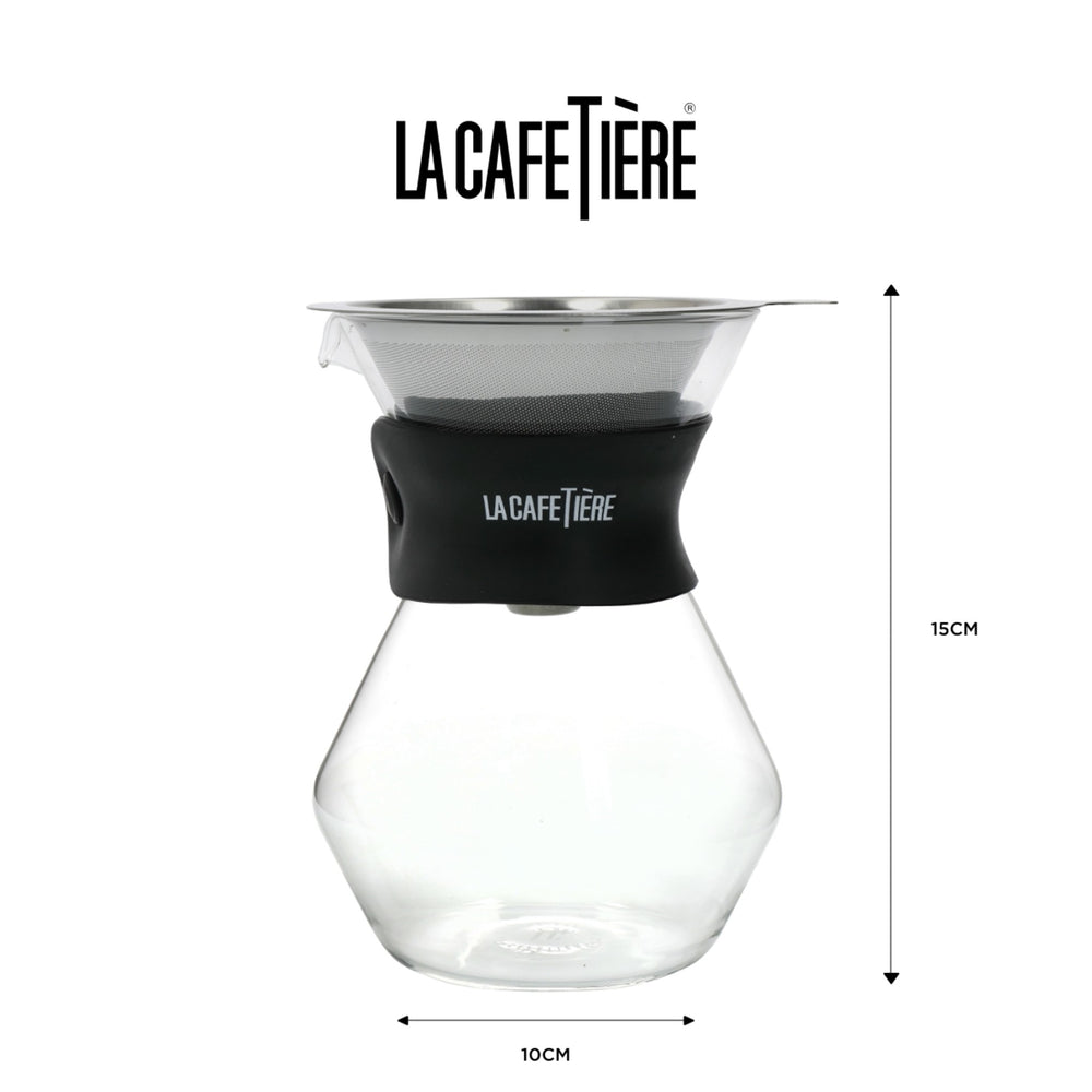 La Cafetière Glass Coffee Dripper and Carafe - 3 Cup