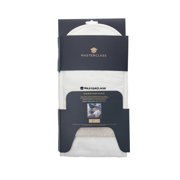 MasterClass Deluxe Professional Double Oven Glove - Cream image 14