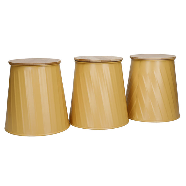 KitchenCraft Storage Canisters - 1.3 L, Yellow, Set of 3 image 10
