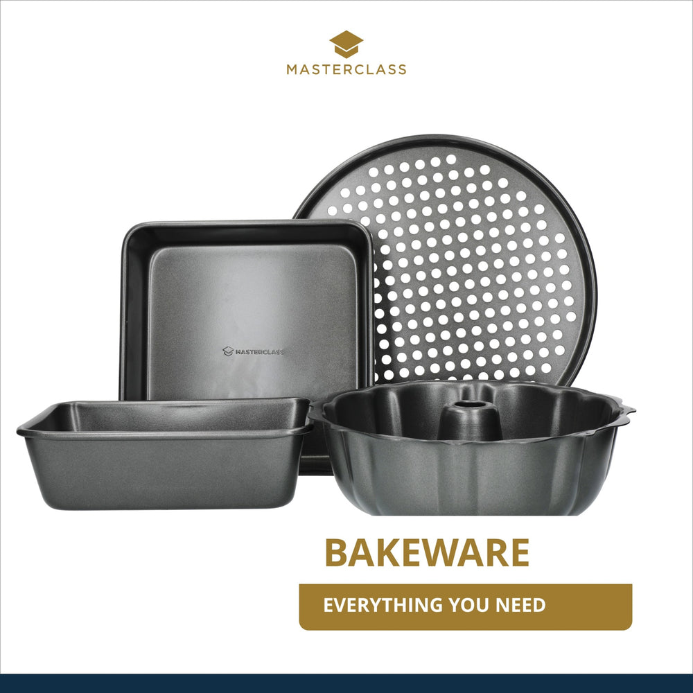 MasterClass Non-Stick Fluted Ring Cake Pan, 27cm
