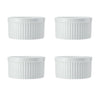 Mikasa Chalk Porcelain Ramekins, Set of 4, 9.5cm, White image 1