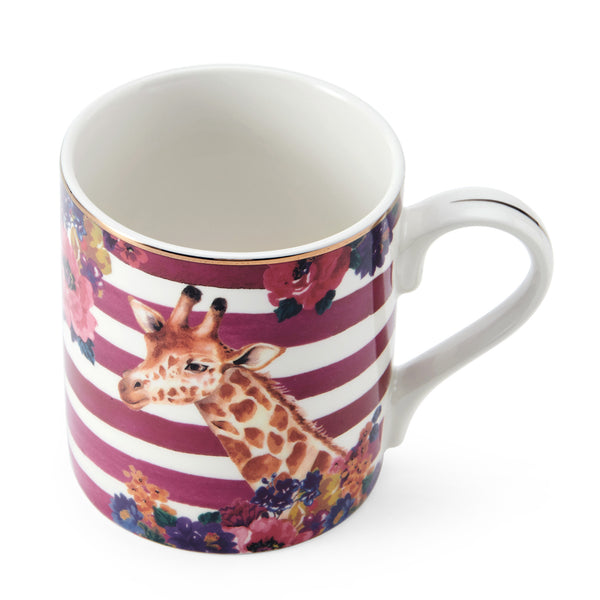 Mikasa Wild at Heart Giraffe Print Porcelain Mug, 280ml image 3