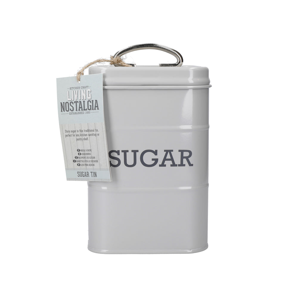 Living Nostalgia French Grey Sugar Tin