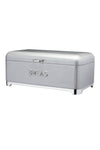 2pc Gift-Tagged Shadow Grey Kitchen Storage Set with Steel Cake Tin and Bread Bin - Lovello image 4
