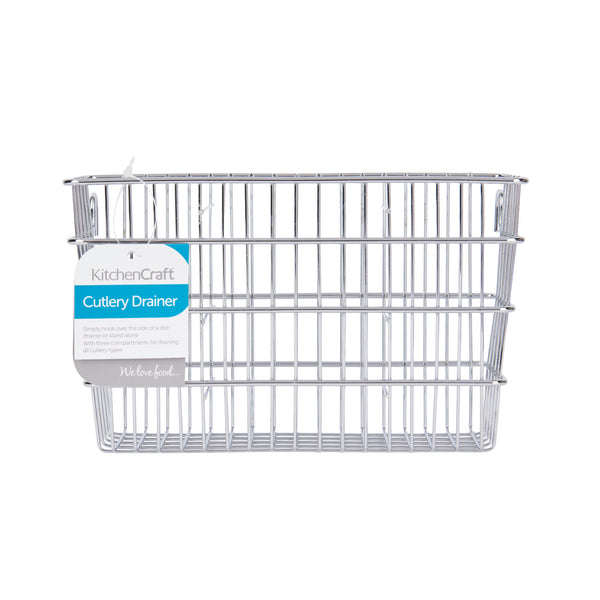 KitchenCraft Hook Over Cutlery Draining Basket image 3