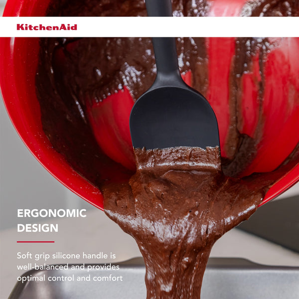 KitchenAid Soft Grip Spoon Spatula - Charcoal Grey image 7