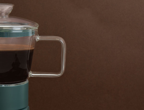 La Cafetière Verona Glass Espresso Maker - 6 Cup, Green image 2