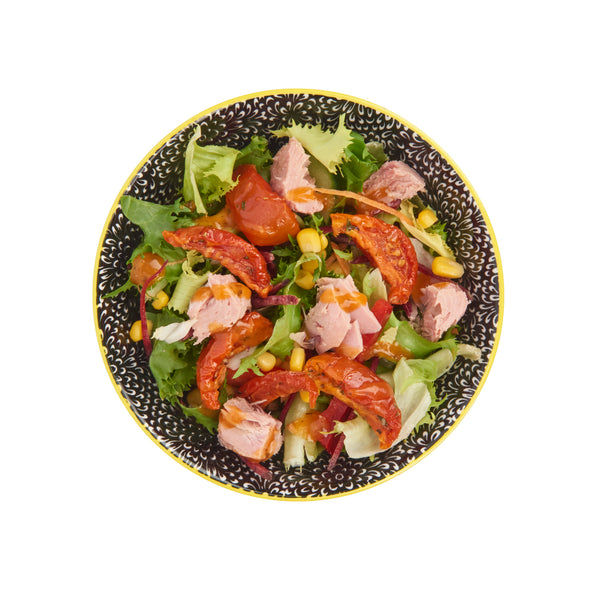 Set of 4 KitchenCraft Black and White Floral Ceramic Bowls image 3