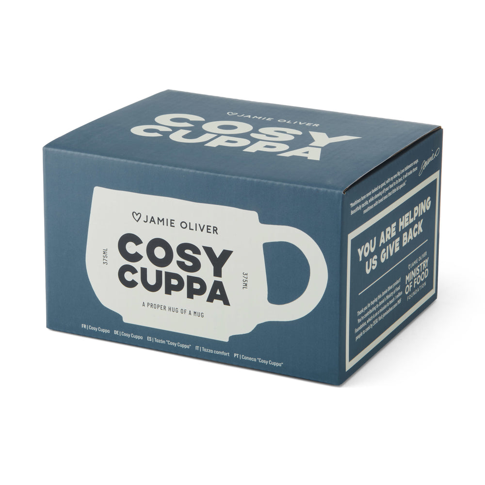 Jamie Oliver Big Love 'Cosy Cuppa' Mug, White, 375ml