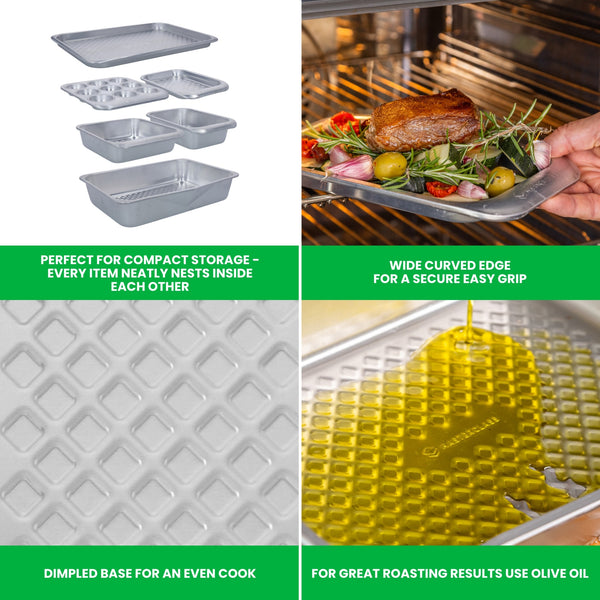 MasterClass Recycled Aluminum Small Baking Tray, 24x15cm image 9