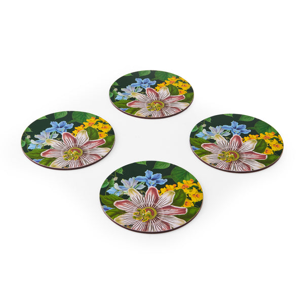 Creative Tops Tropical Floral 4 Round Coasters, 12 x 12 x 2CM image 3