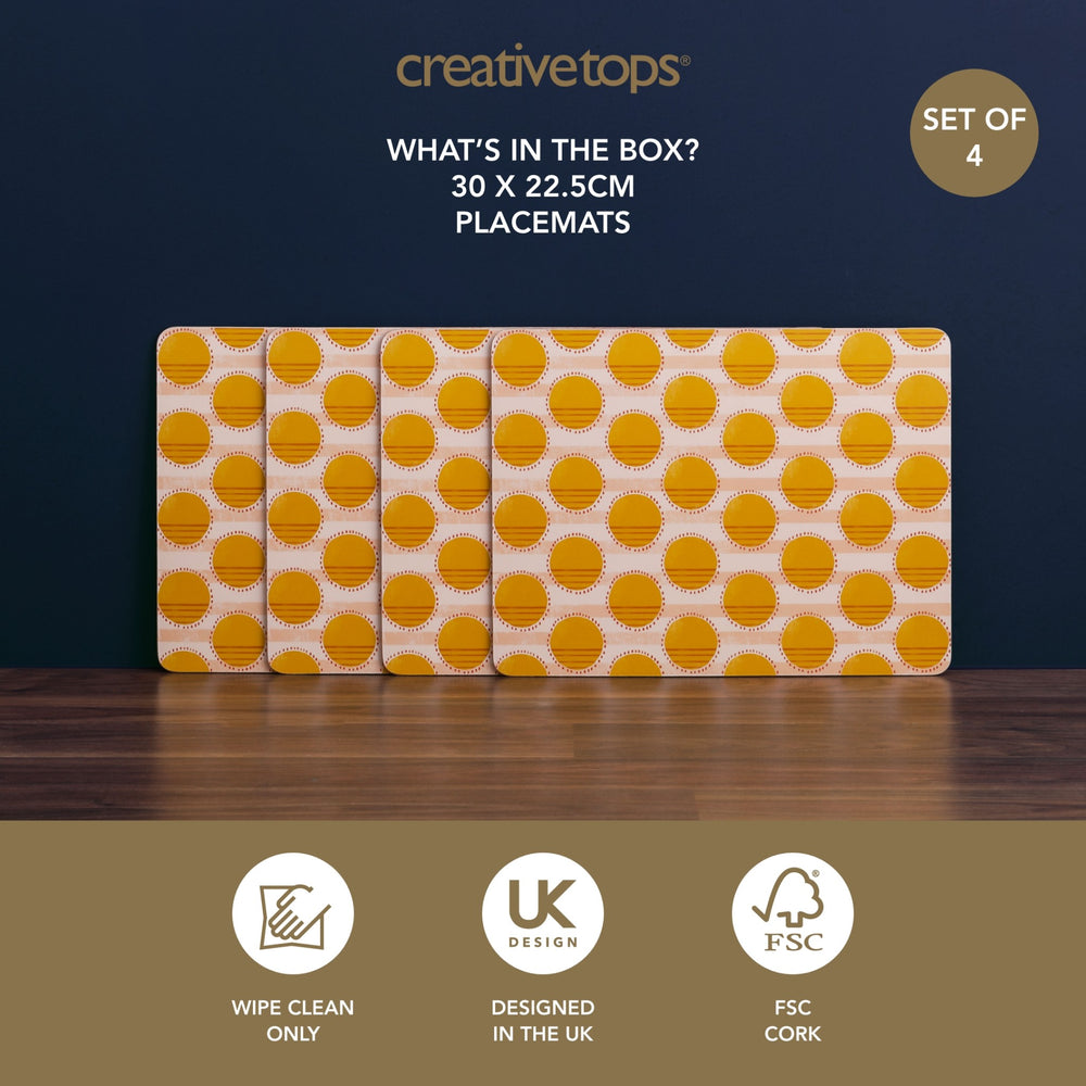 Creative Tops 'Spots' Set of 4 Standard Placemats
