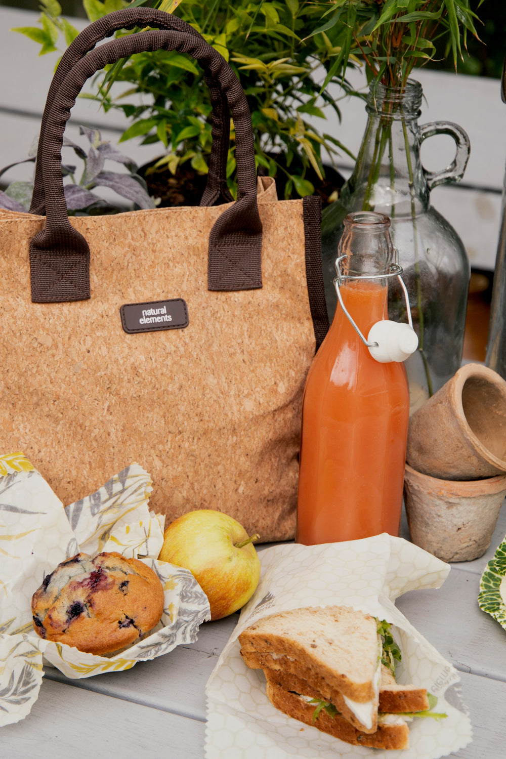 Natural Elements Eco-Friendly Cork Lunch Bag