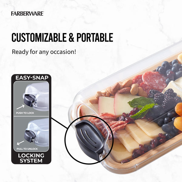 Farberware Build-a-Board Bamboo Platter, 17.5 x 56CM image 8