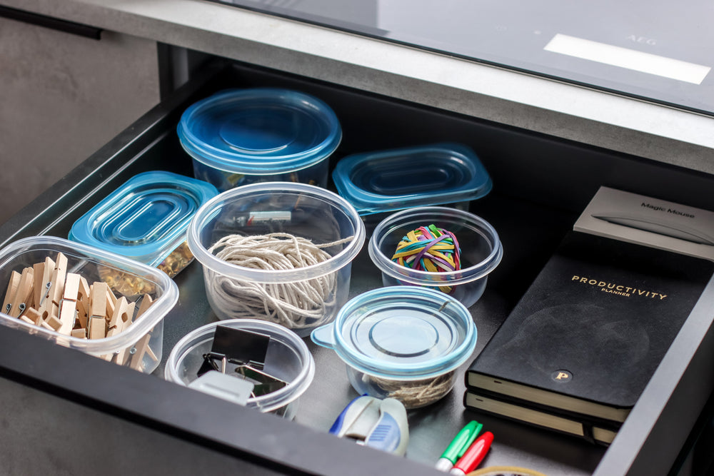 KitchenCraft BPA-Free Plastic Meal Prep Container Set, 50 Pieces