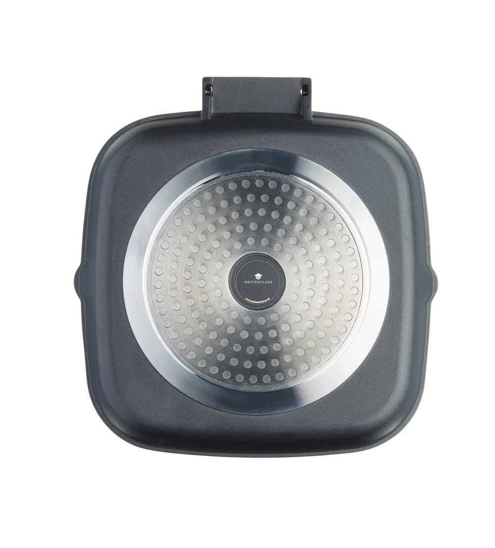 MasterClass Cast Aluminium Grill Pan, 24cm