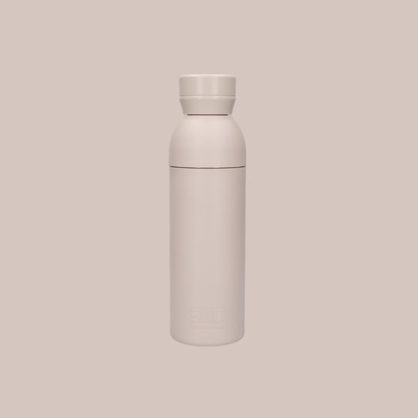 BUILT Planet Bottle, 500ml Recycled Reusable Water Bottle with Leakproof Lid - Pale Pink image 8
