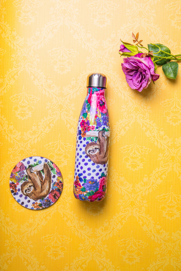 Mikasa Wild at Heart Sloth Water Bottle, 500ml image 5