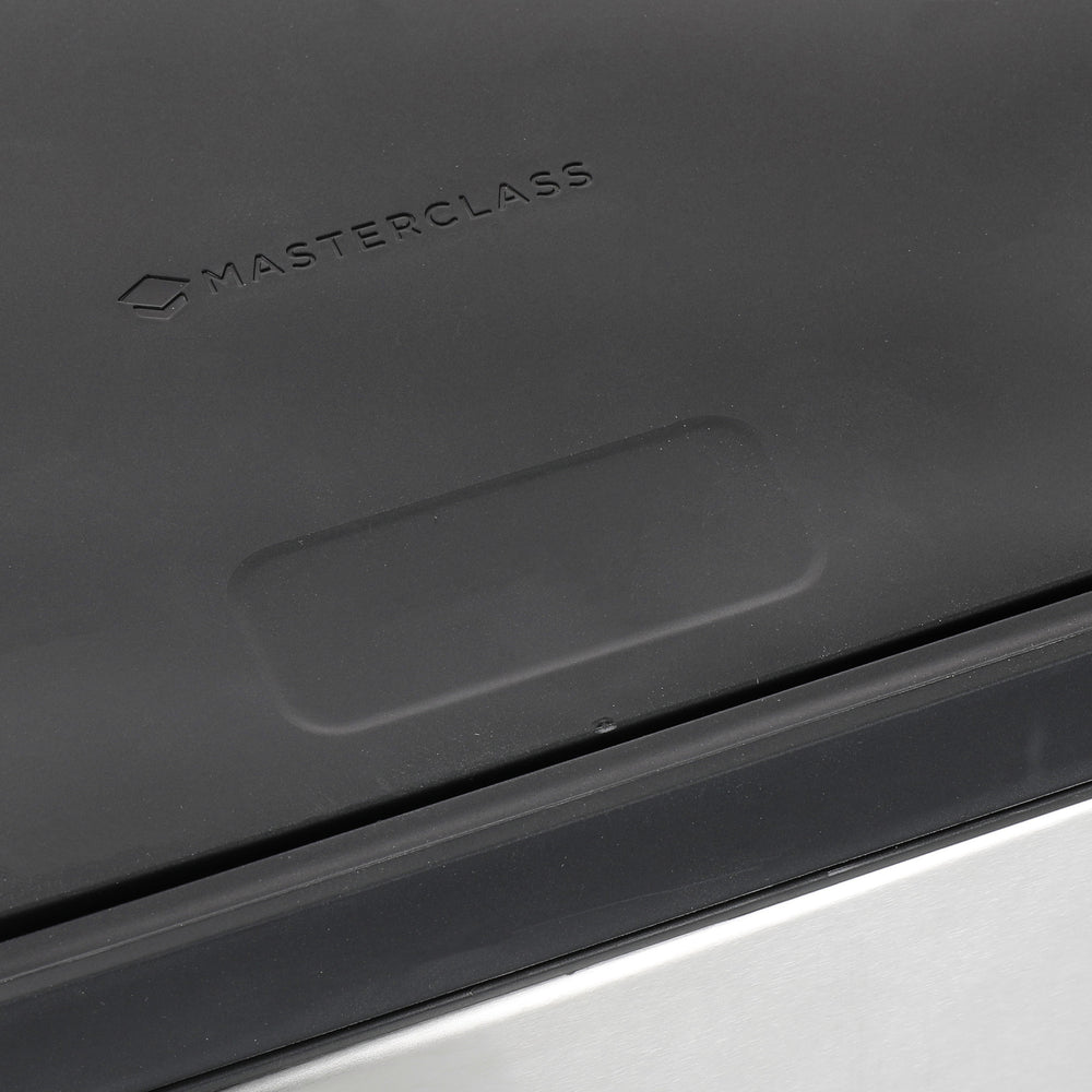MasterClass Stainless Steel Compost Bin with Antimicrobial Lid