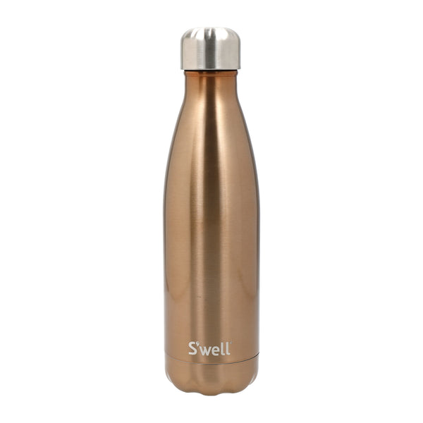 S'well 2pc Travel Cup and Bottle Set with Stainless Steel Water Bottle, 500ml and Drinks Tumbler, 530ml, Pyrite image 3