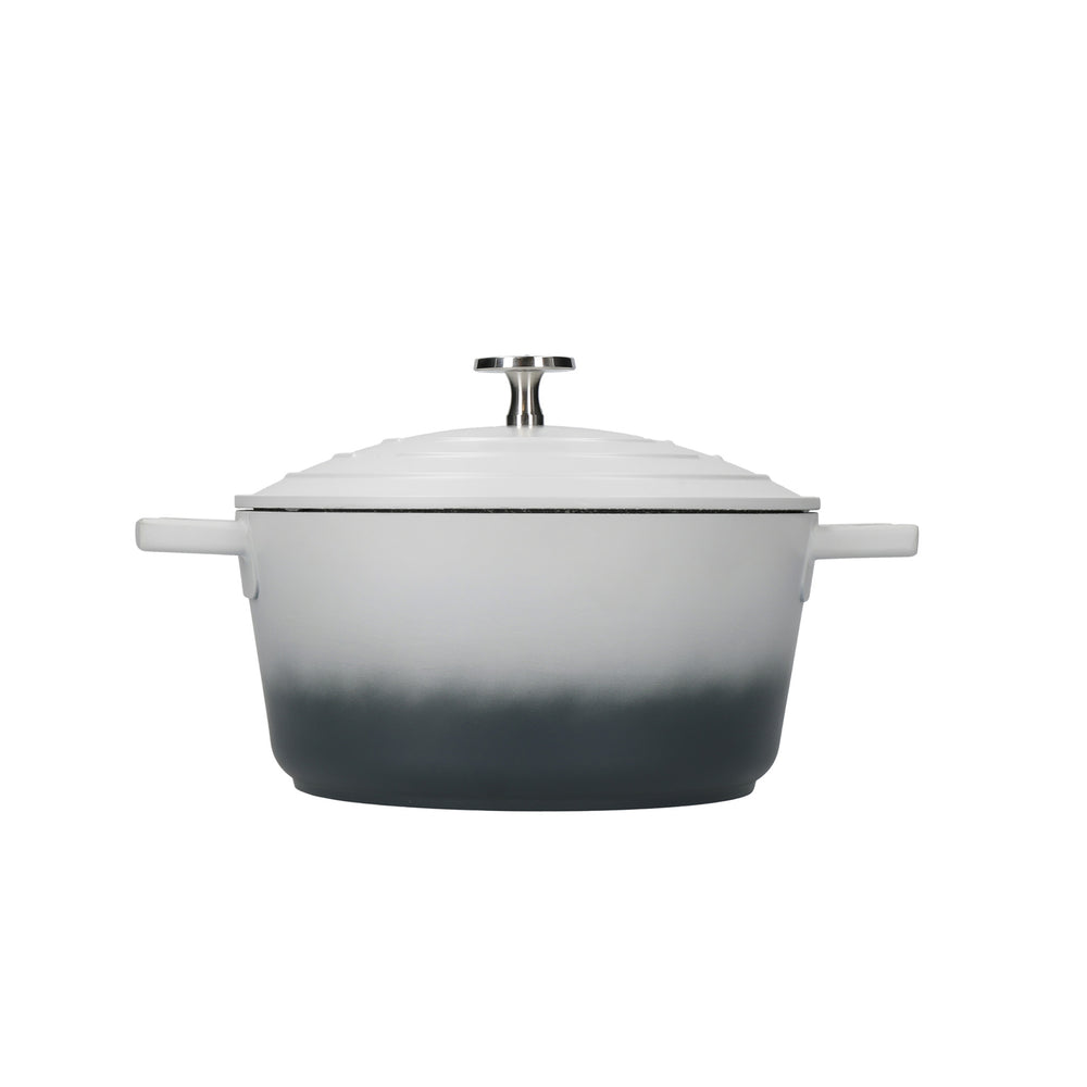 MasterClass Lightweight 2.5 Litre Casserole Dish with Lid - Ombre Grey image 1