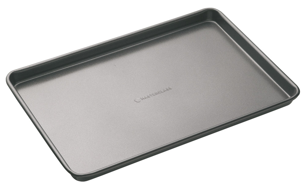 MasterClass Set of Non-Stick Large Roasting Pan, 39x28x7cm, Baking Tray 39x27x2cm, Twelve Hole Deep Baking Pan 35x27cm, Bake Pan Square 23x23x4cm
