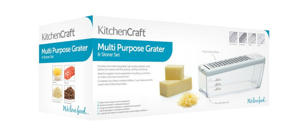 KitchenCraft Grater and Graduated Acrylic Collector image 4