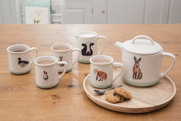 Apple Farm Stoneware Cow Milk Jug image 2