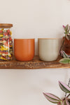 KitchenCraft Idilica Kitchen Canister with Beechwood Lid, 12 x 12cm, Terracotta image 5