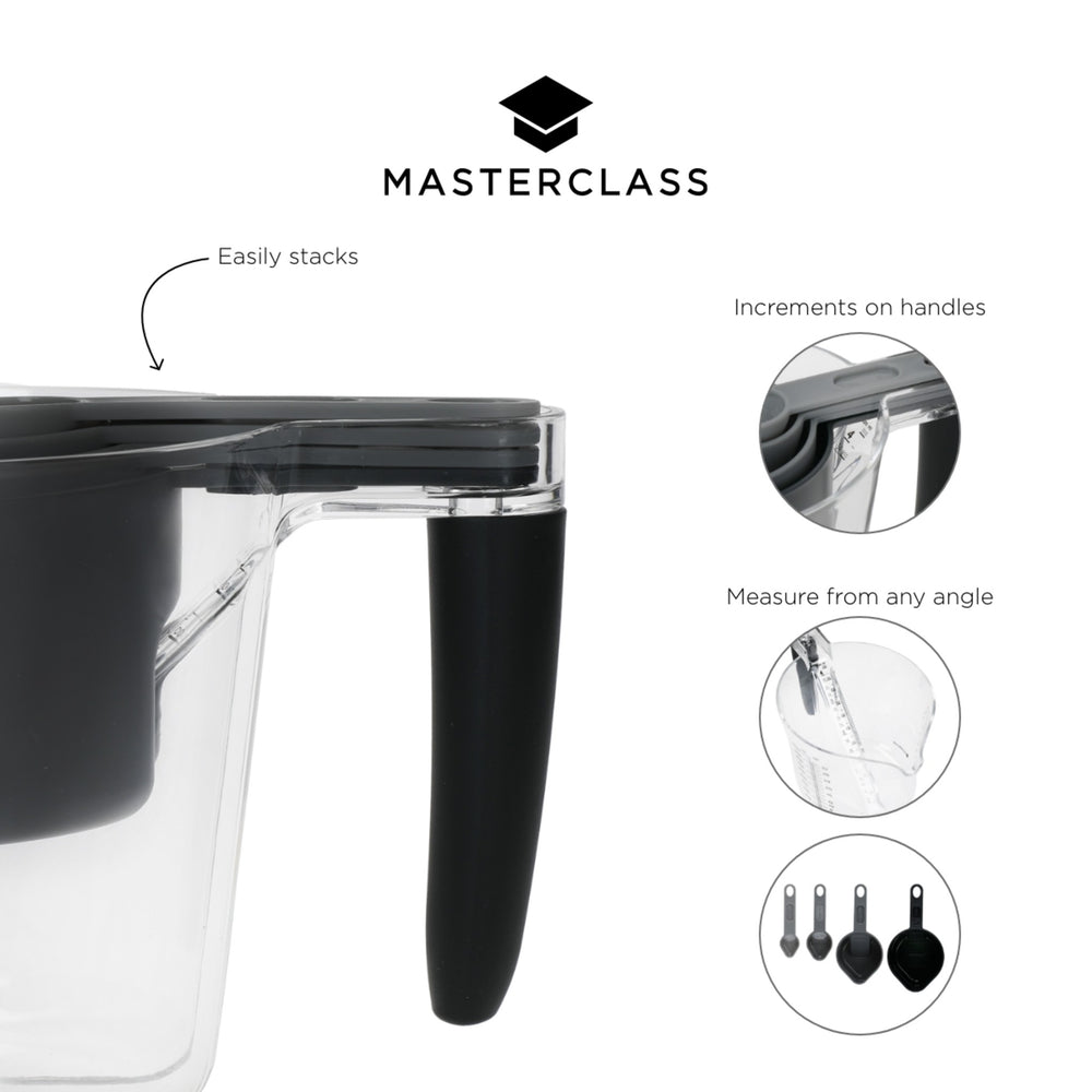 MasterClass Smart Space Measuring Spoon, Cup and Jug Set - 5 Pieces