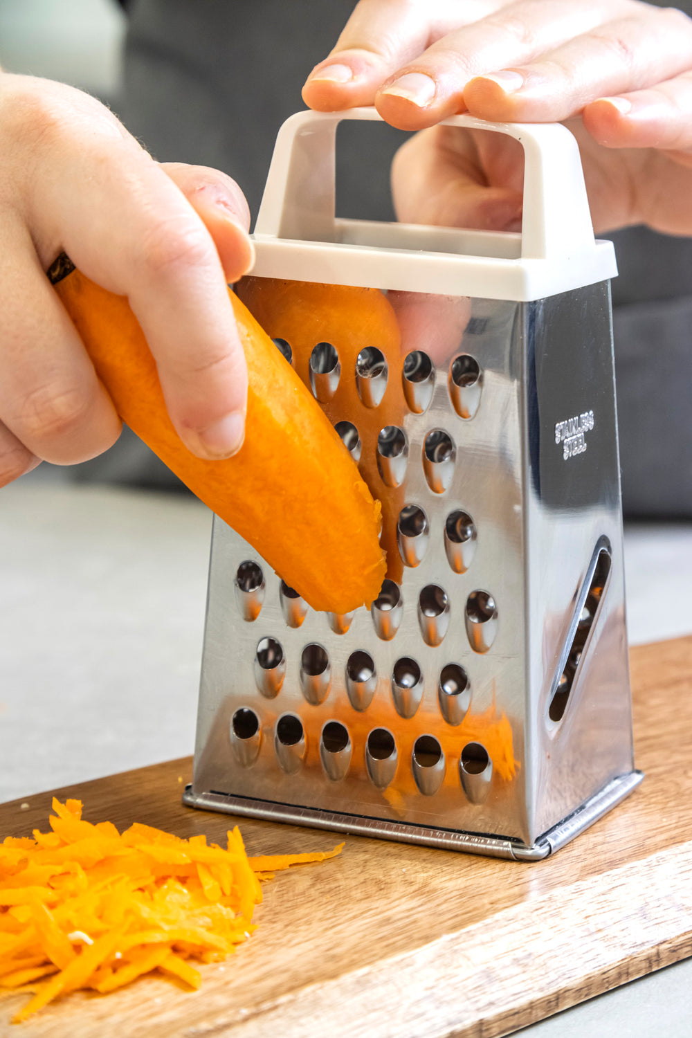 KitchenCraft Stainless Steel 14cm Four Sided Box Grater