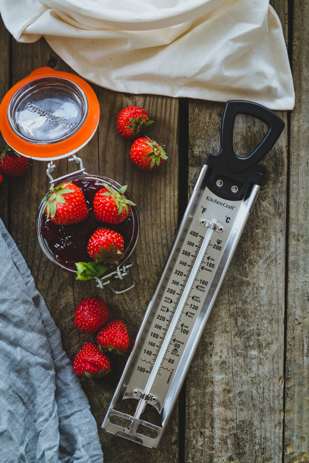 Home Made Deluxe Stainless Steel Cooking Thermometer